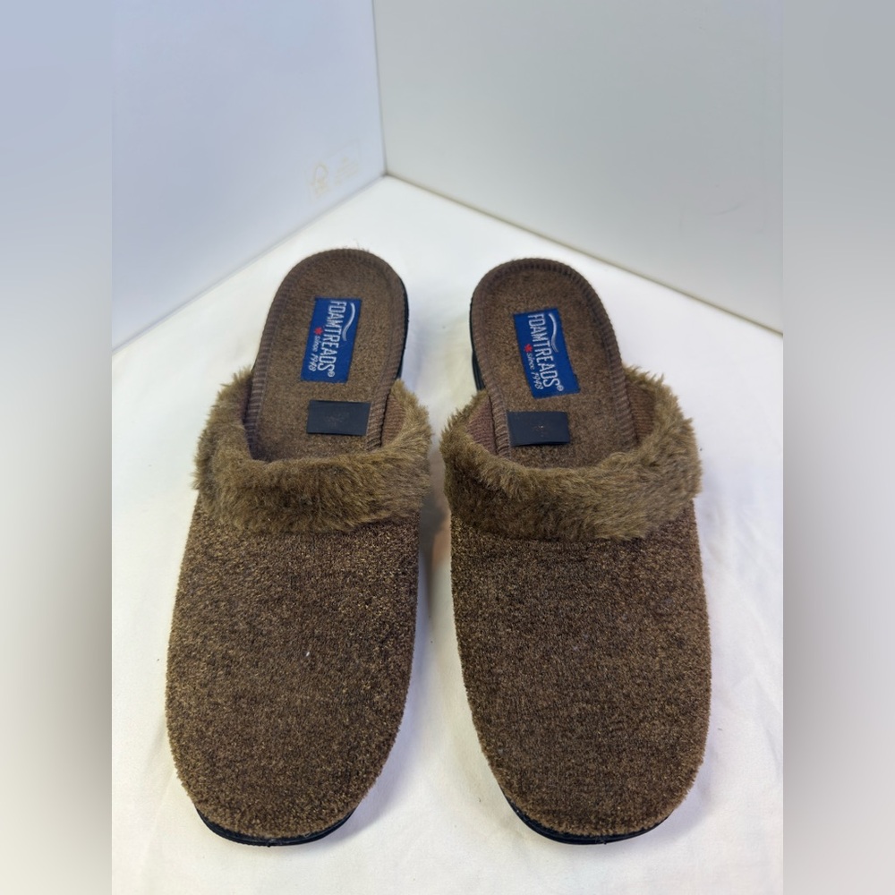 Brown Fuzzy Slippers
